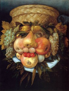 Reversible Head with Basket of Fruit 2